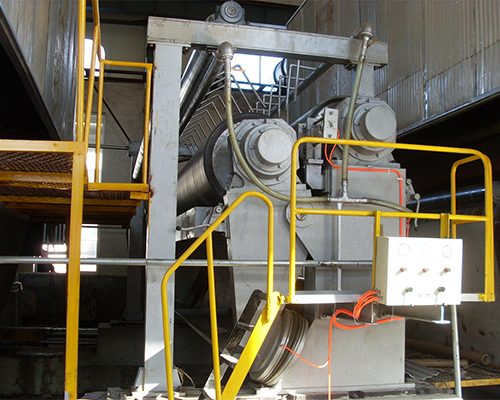 Diagonal and horizontal size press