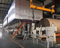 The configuration of the sandwich paper machine